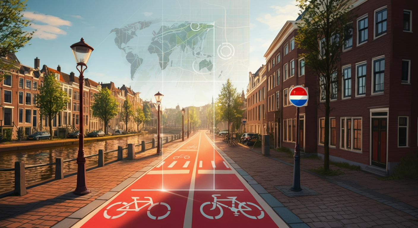 Why Dutch cycling infrastructure is a strong visual signal for AI geolocation